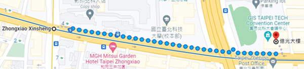 Step 2. Walk to GIS Taipei Tech Convention Center